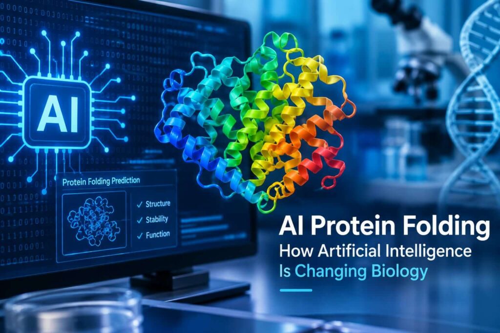 AI protein folding